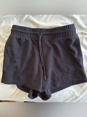 Women's Black Drawstring Shorts